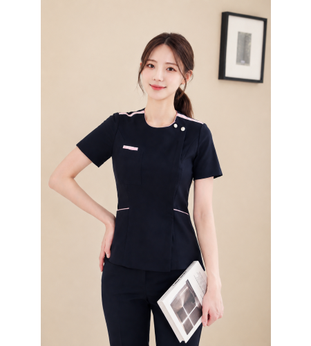 네이비어핑크숄더