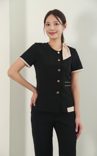 로맨틱블랙베이지리본