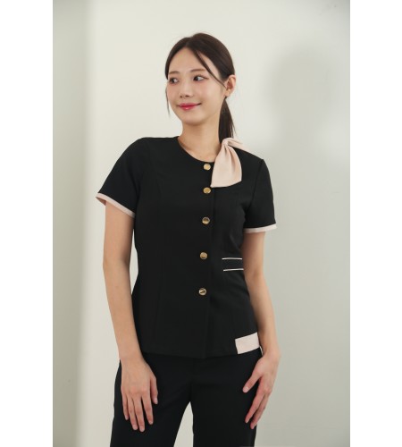 로맨틱블랙베이지리본