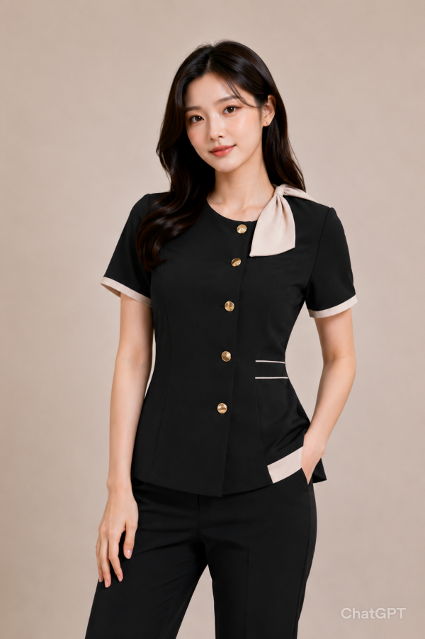 로맨틱블랙베이지리본
