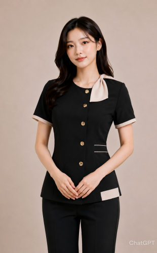 로맨틱블랙베이지리본