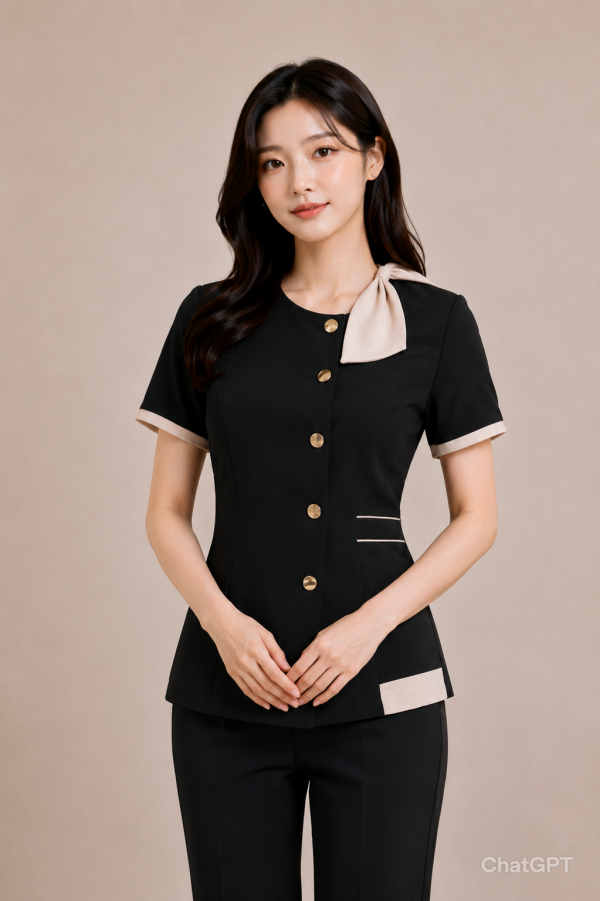 로맨틱블랙베이지리본