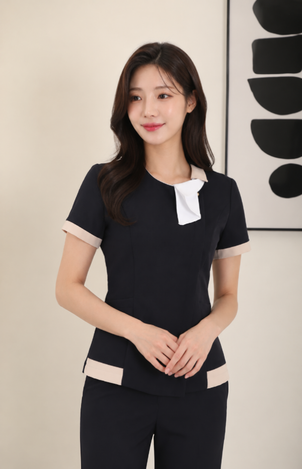 레나네이비랩리본